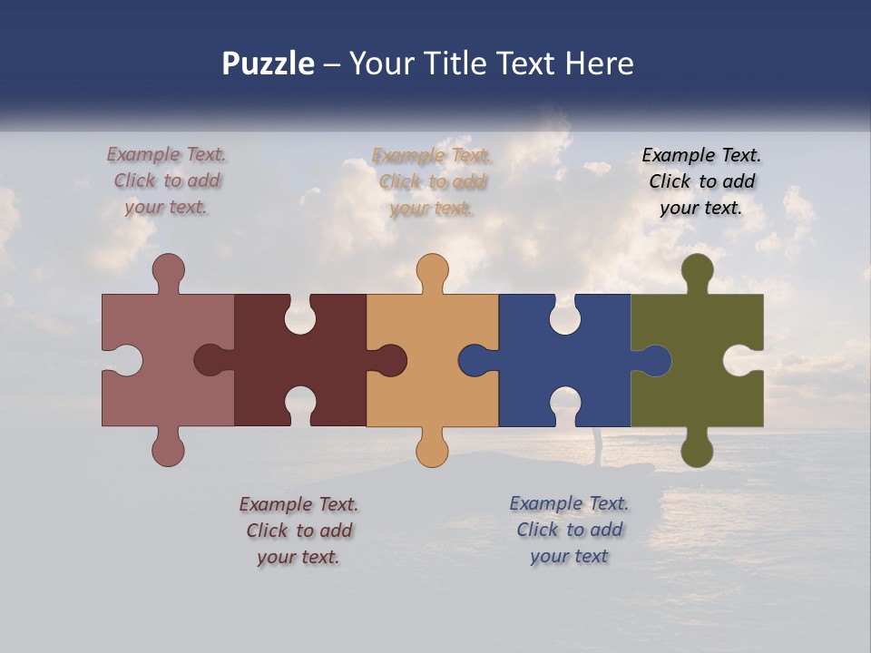 Family Coastal White PowerPoint Template