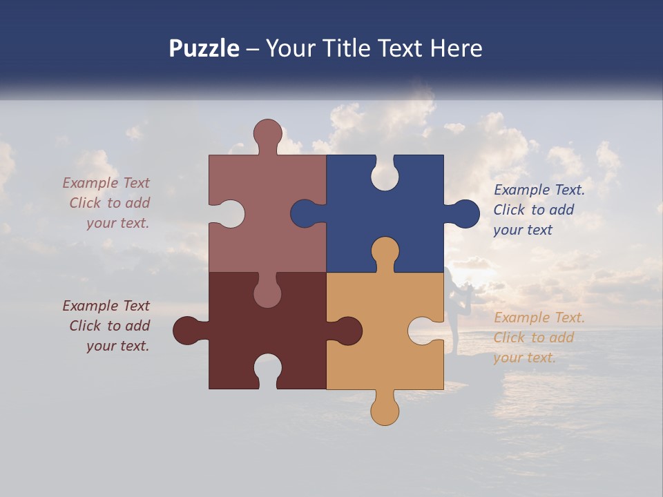 Family Coastal White PowerPoint Template