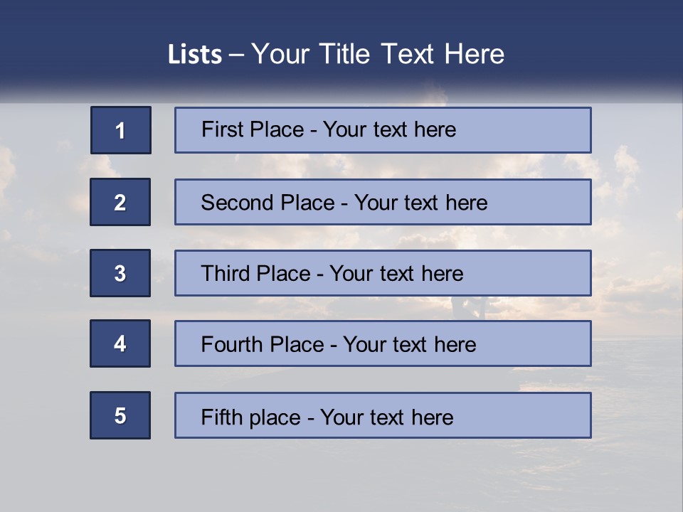 Family Coastal White PowerPoint Template