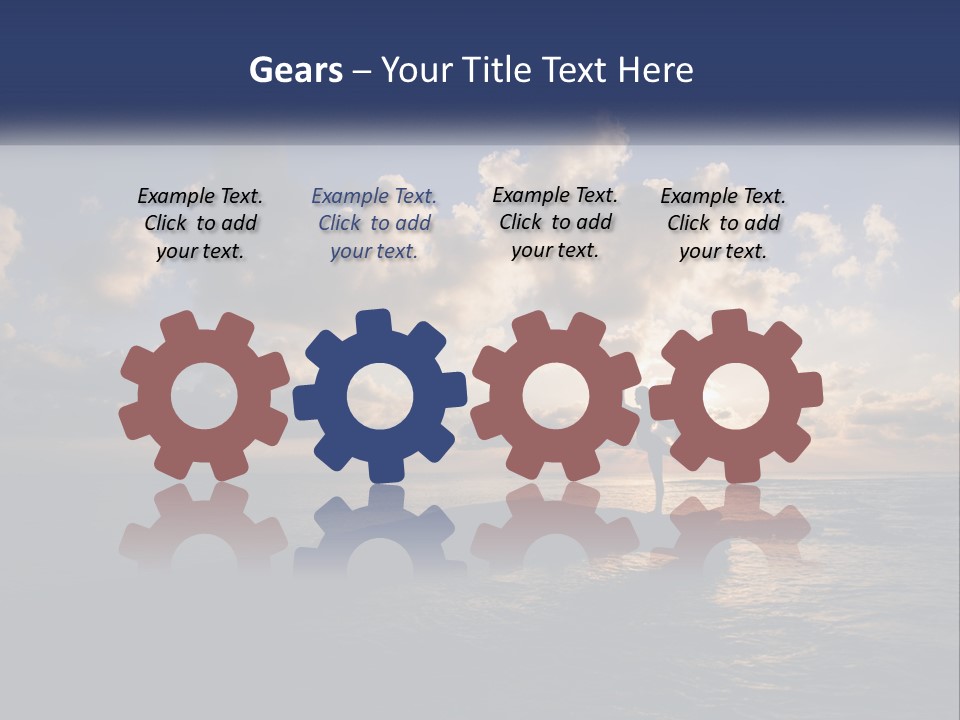 Family Coastal White PowerPoint Template