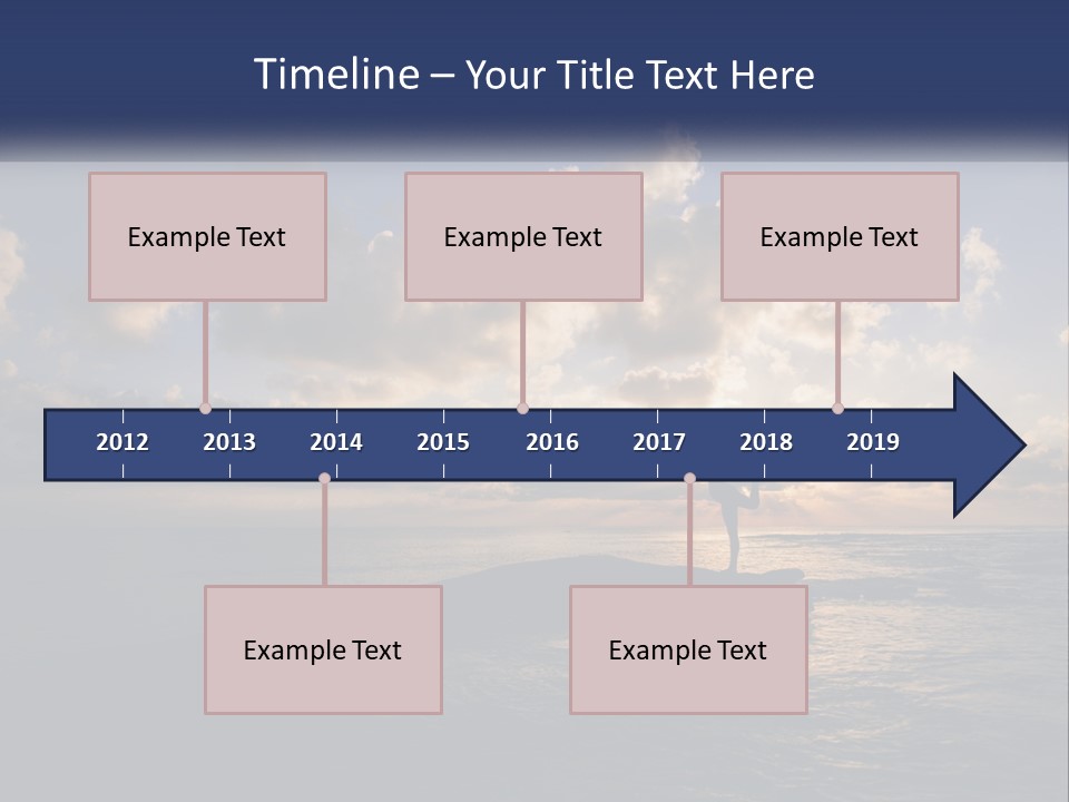 Family Coastal White PowerPoint Template