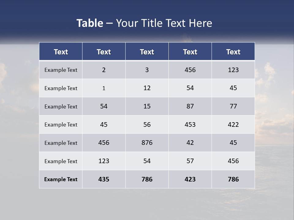 Family Coastal White PowerPoint Template