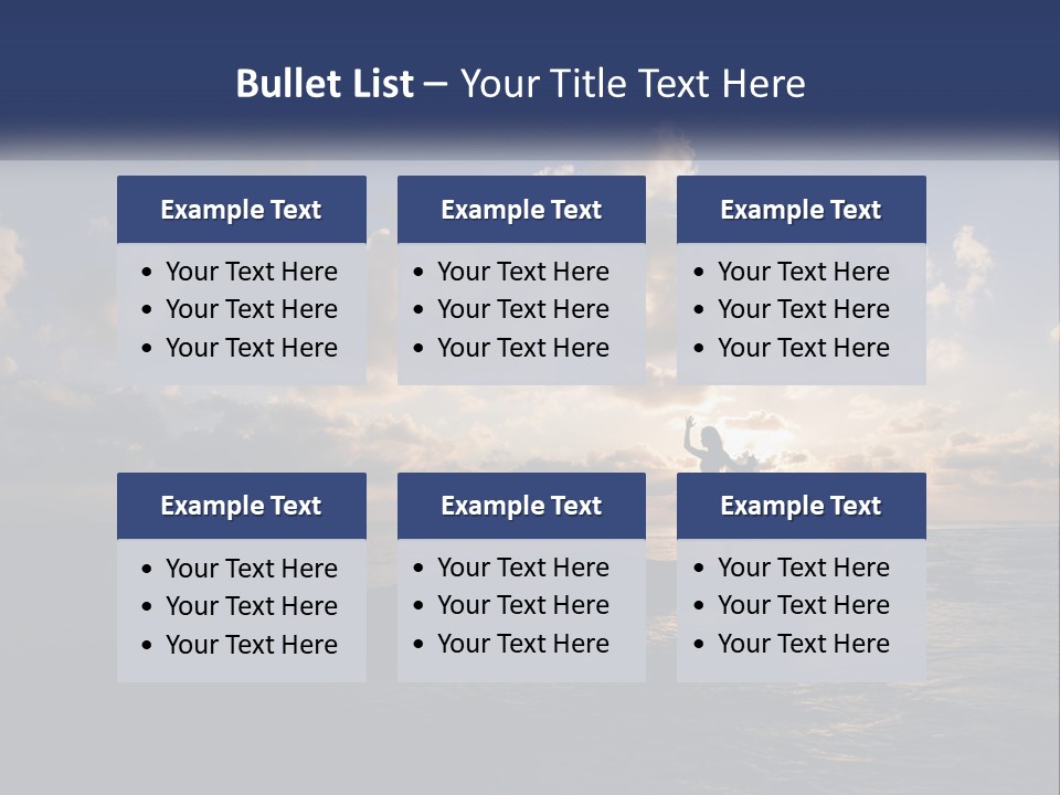 Family Coastal White PowerPoint Template