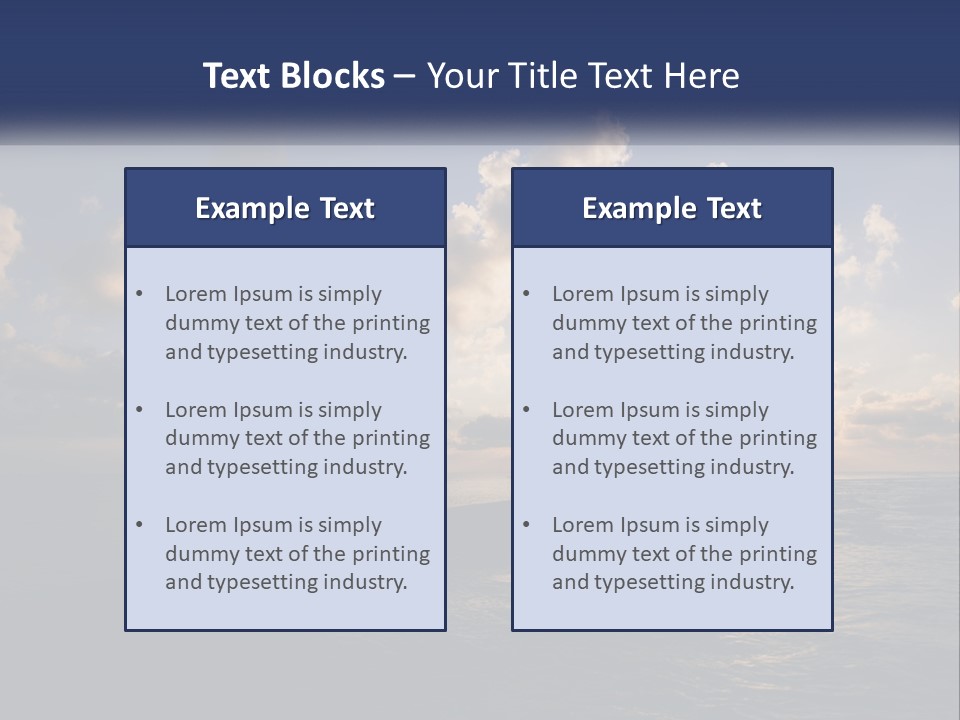 Family Coastal White PowerPoint Template