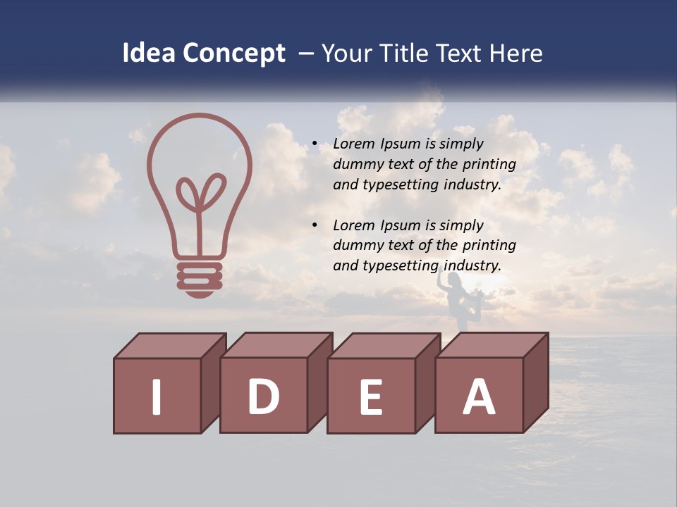 Family Coastal White PowerPoint Template