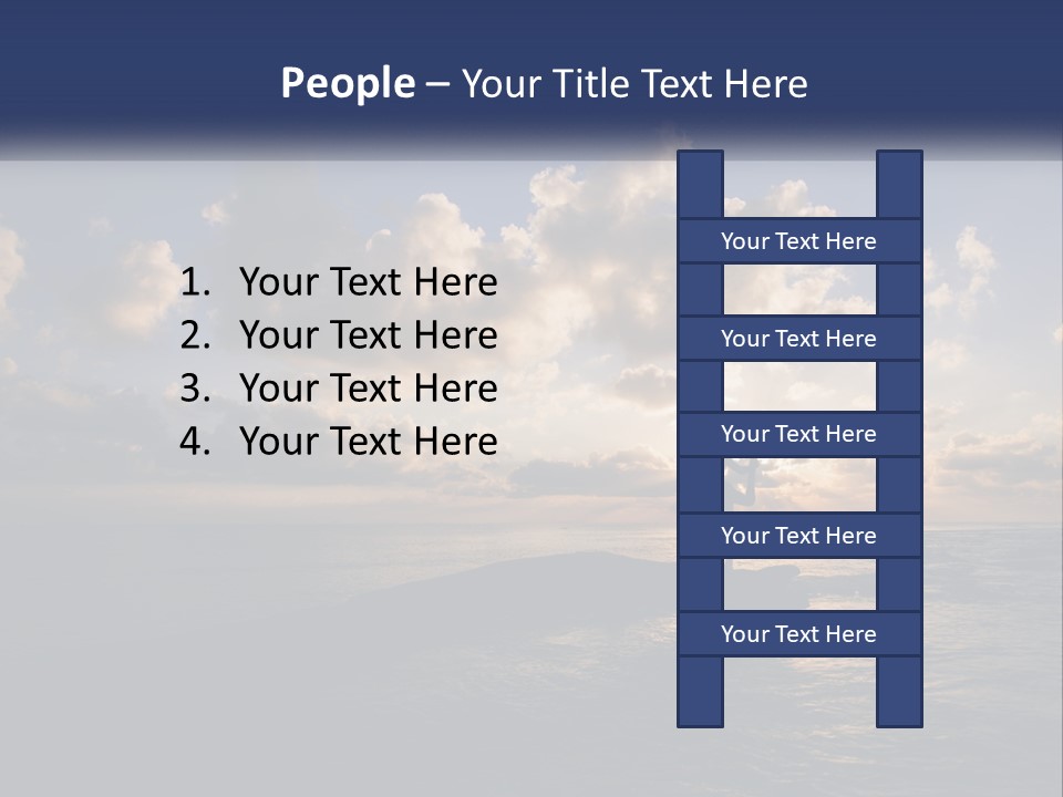 Family Coastal White PowerPoint Template