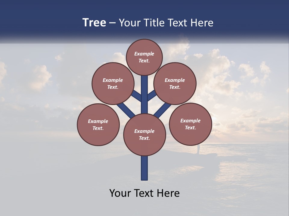 Family Coastal White PowerPoint Template