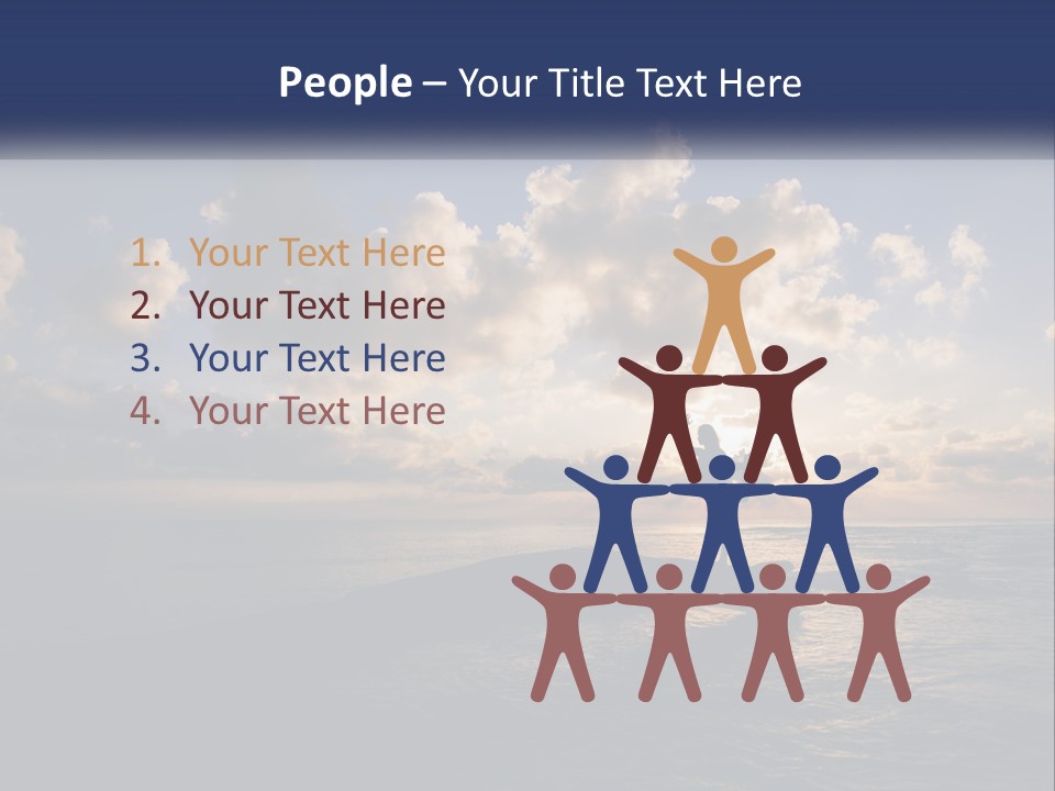 Family Coastal White PowerPoint Template