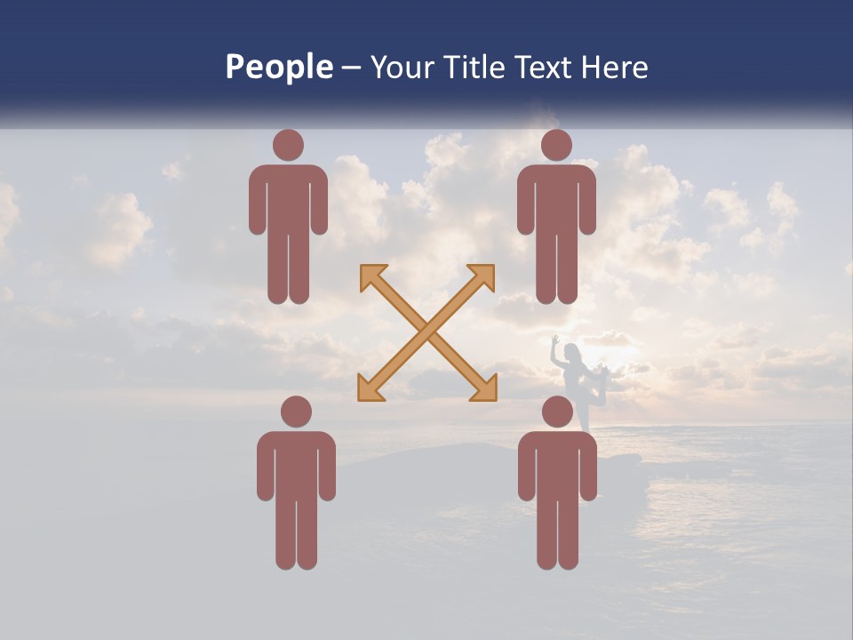 Family Coastal White PowerPoint Template