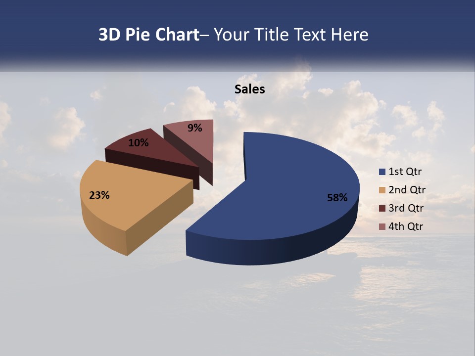 Family Coastal White PowerPoint Template
