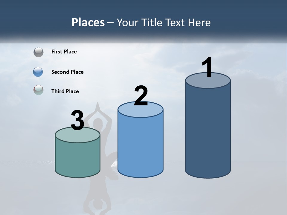 Water Caucasian Sad PowerPoint Template