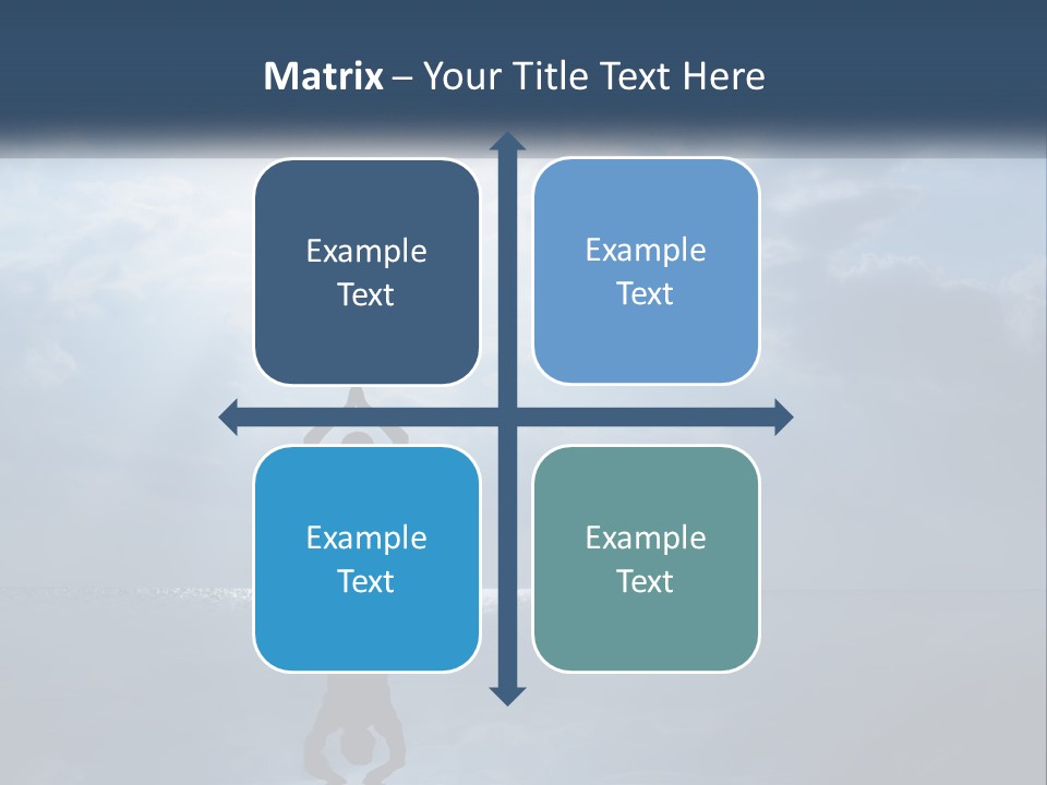 Water Caucasian Sad PowerPoint Template