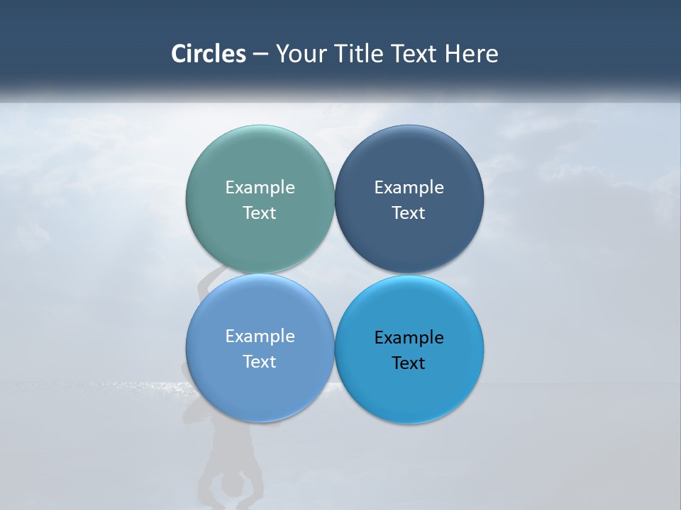 Water Caucasian Sad PowerPoint Template