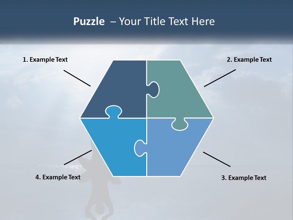 Water Caucasian Sad PowerPoint Template