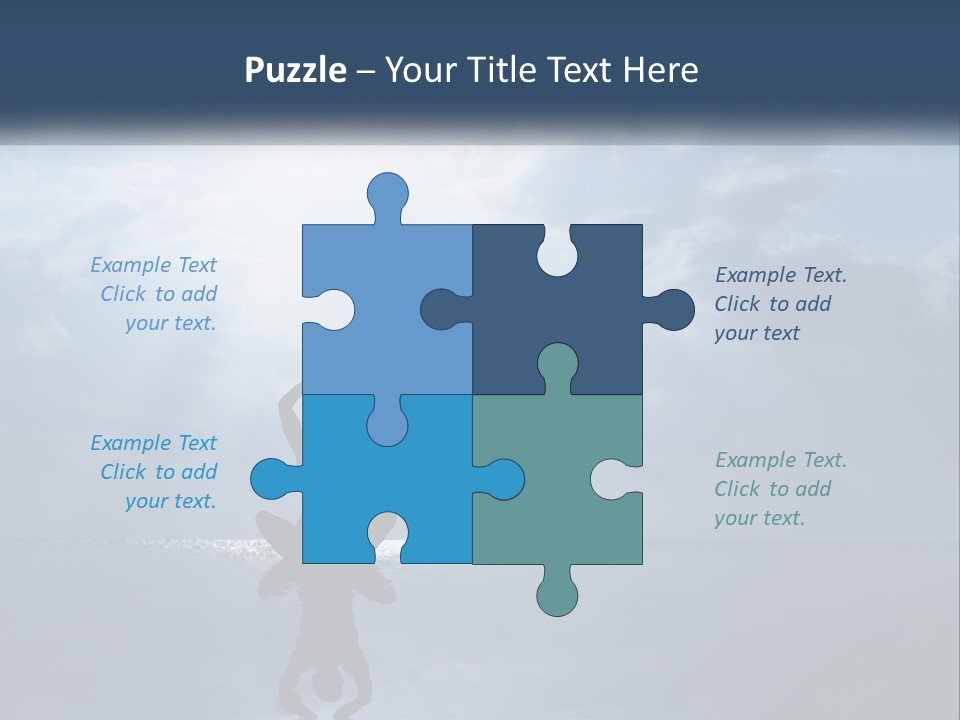 Water Caucasian Sad PowerPoint Template