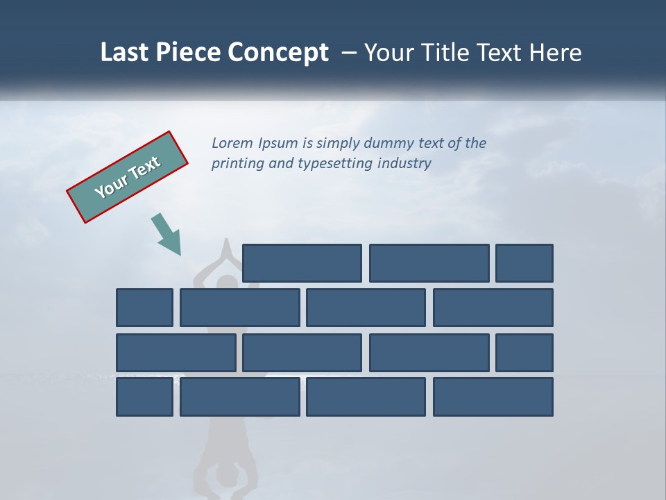 Water Caucasian Sad PowerPoint Template