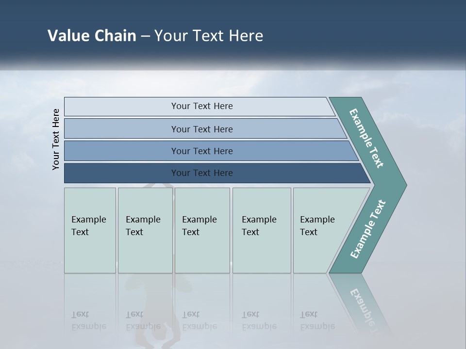 Water Caucasian Sad PowerPoint Template