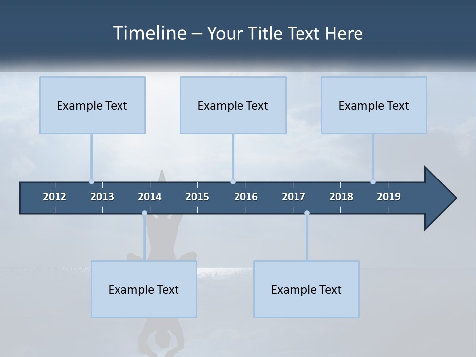 Water Caucasian Sad PowerPoint Template