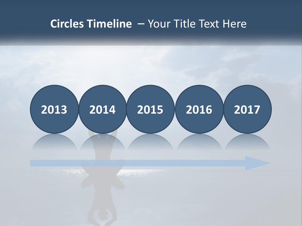 Water Caucasian Sad PowerPoint Template