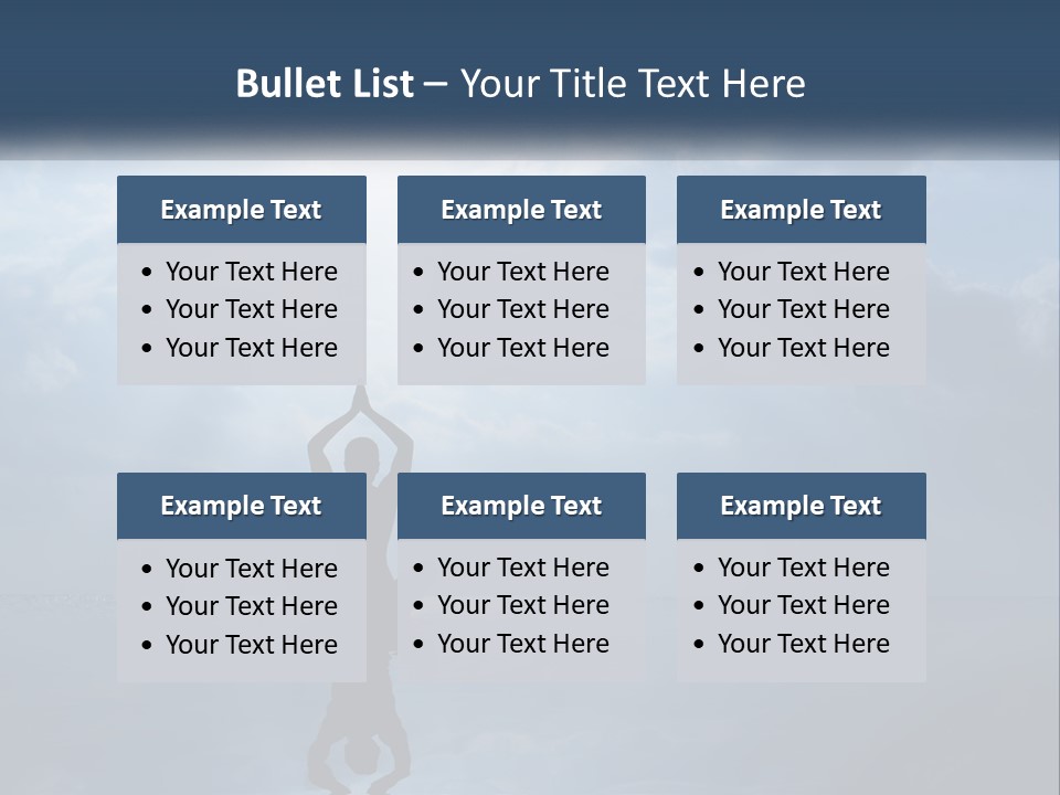 Water Caucasian Sad PowerPoint Template