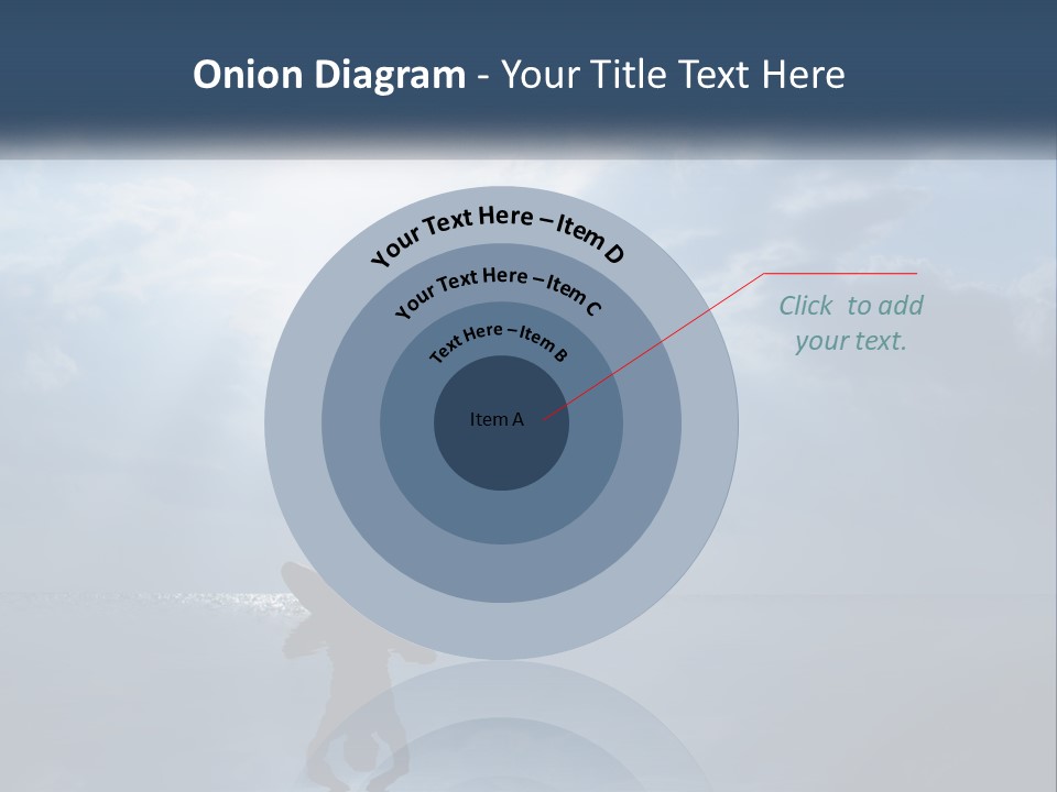 Water Caucasian Sad PowerPoint Template