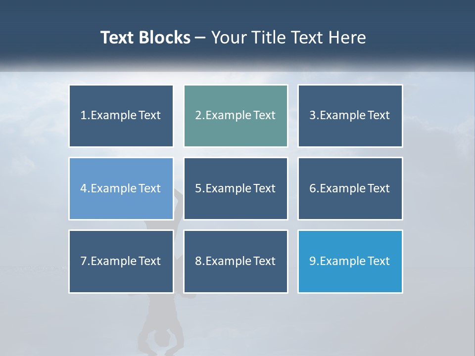 Water Caucasian Sad PowerPoint Template