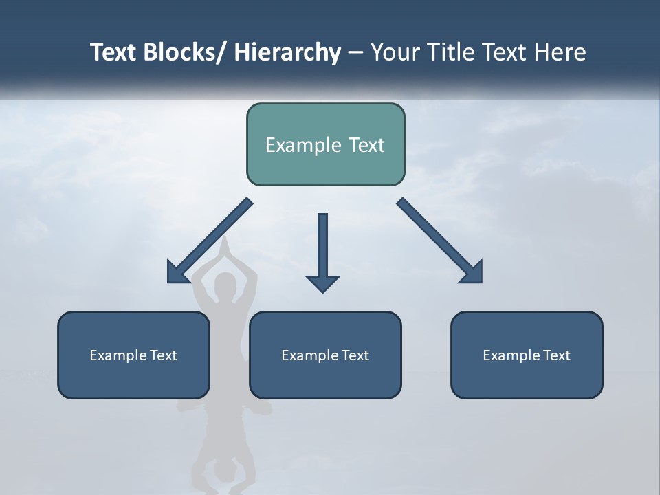Water Caucasian Sad PowerPoint Template