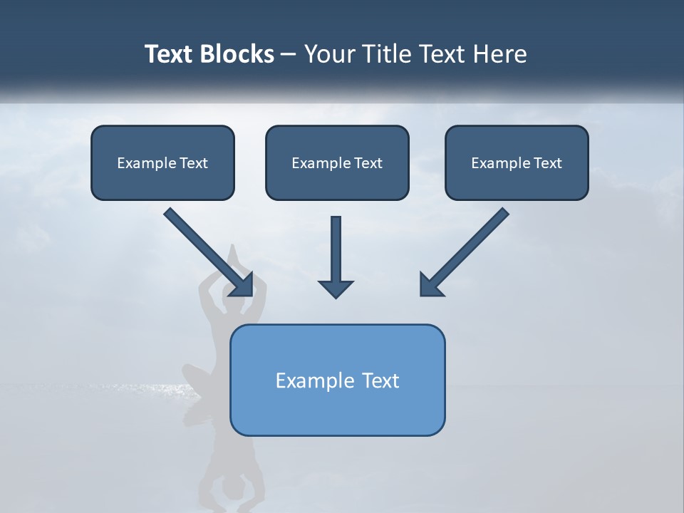 Water Caucasian Sad PowerPoint Template