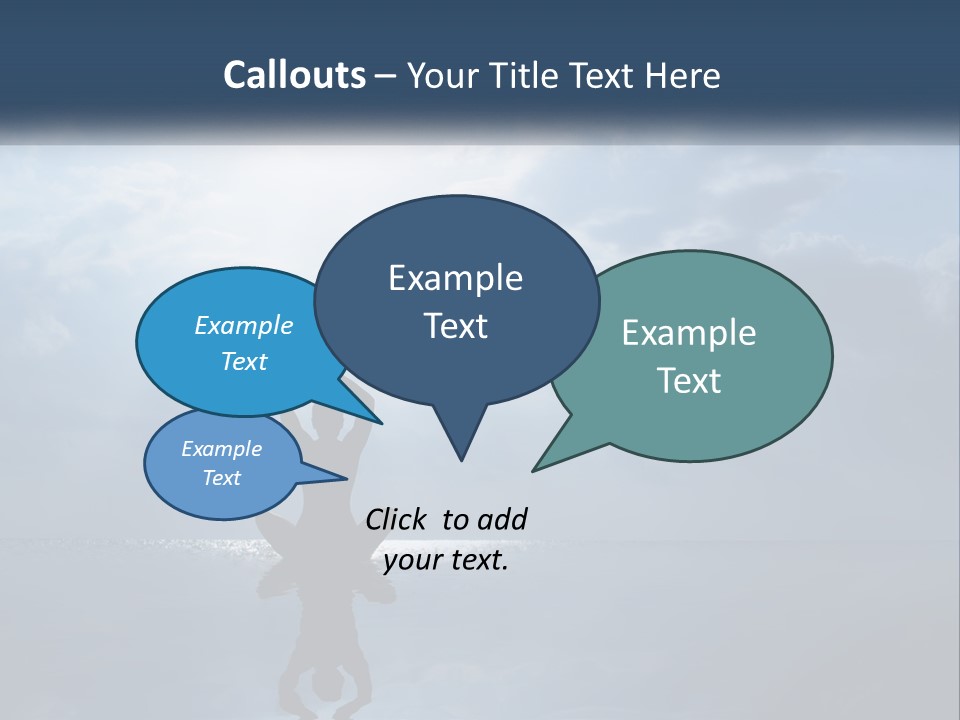 Water Caucasian Sad PowerPoint Template