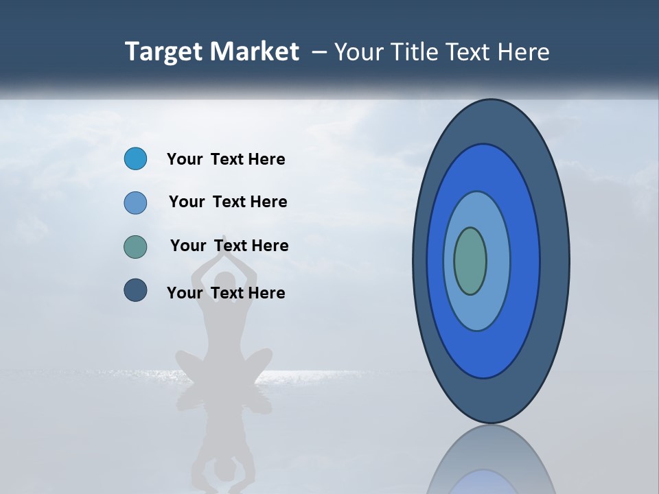 Water Caucasian Sad PowerPoint Template