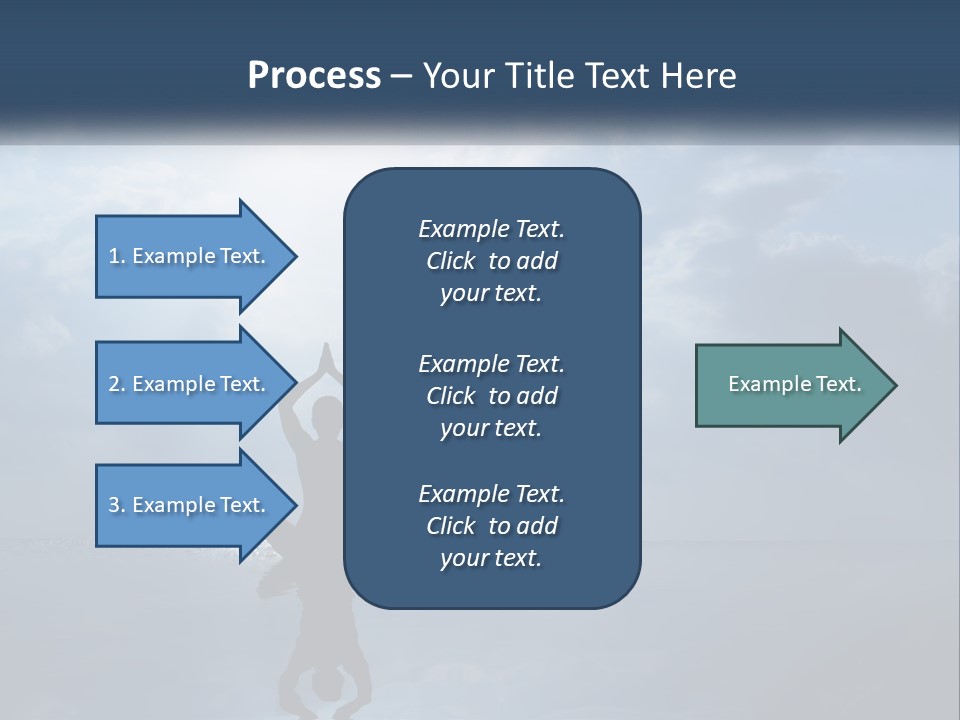 Water Caucasian Sad PowerPoint Template