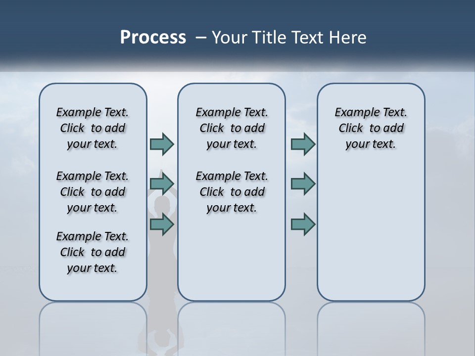 Water Caucasian Sad PowerPoint Template