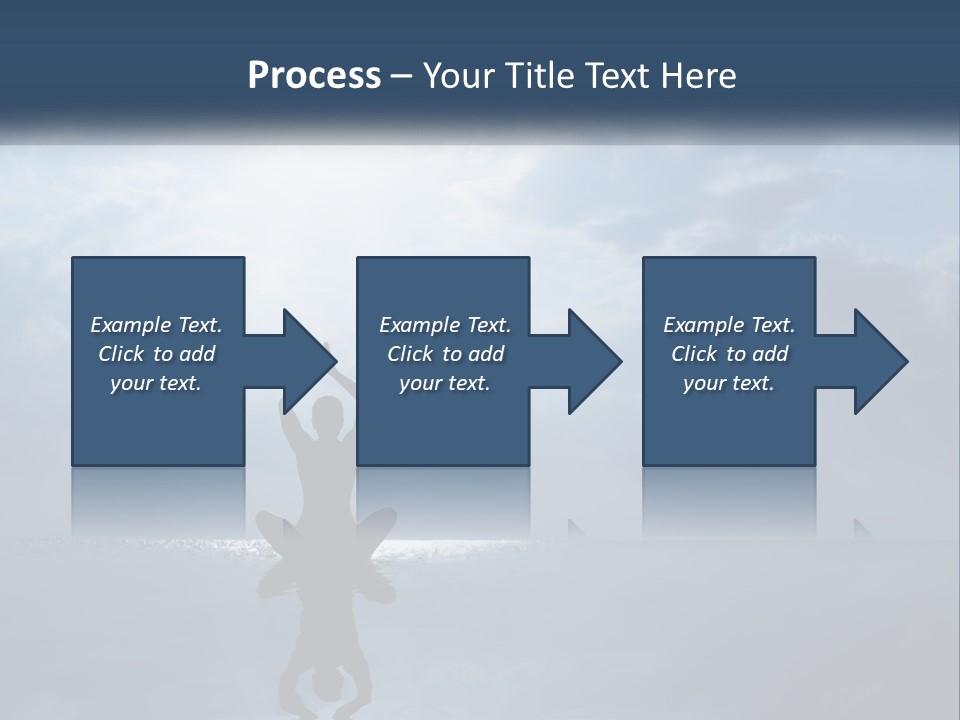 Water Caucasian Sad PowerPoint Template