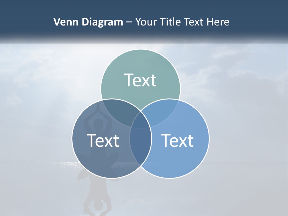 Water Caucasian Sad PowerPoint Template