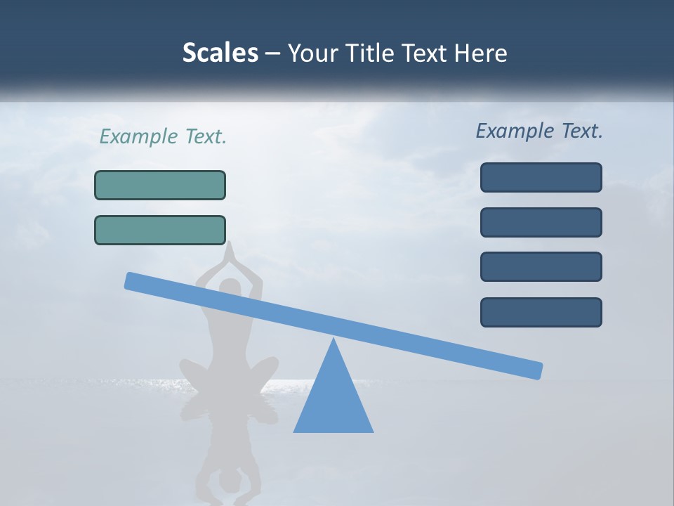Water Caucasian Sad PowerPoint Template