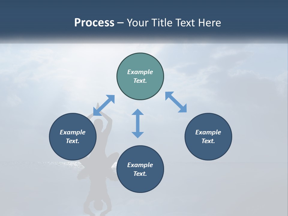 Water Caucasian Sad PowerPoint Template