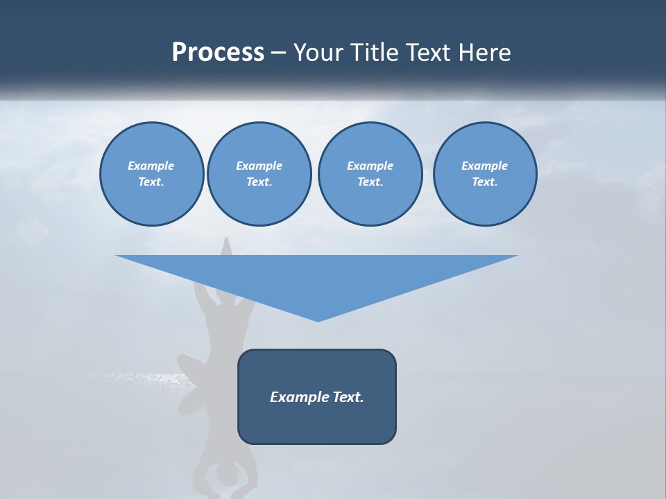 Water Caucasian Sad PowerPoint Template