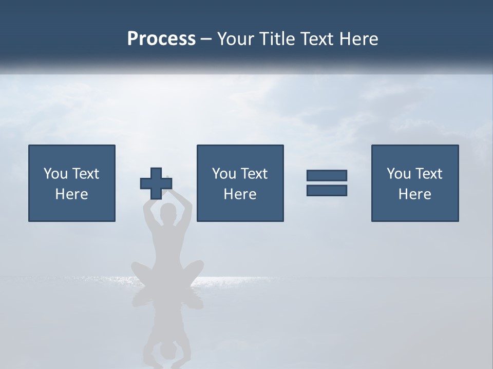 Water Caucasian Sad PowerPoint Template