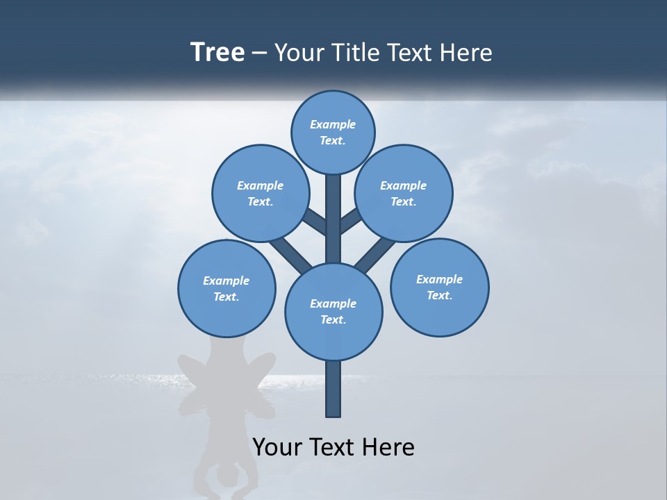 Water Caucasian Sad PowerPoint Template