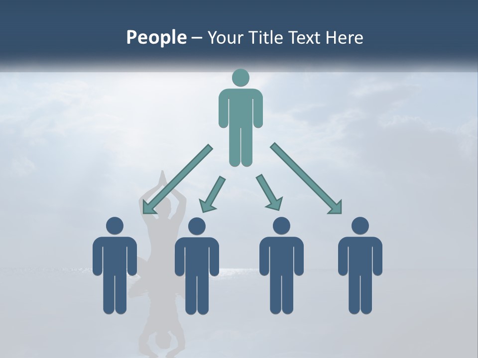 Water Caucasian Sad PowerPoint Template