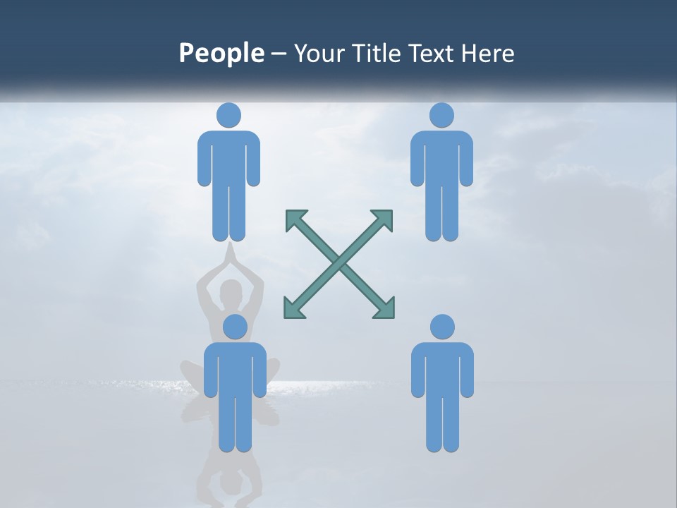 Water Caucasian Sad PowerPoint Template