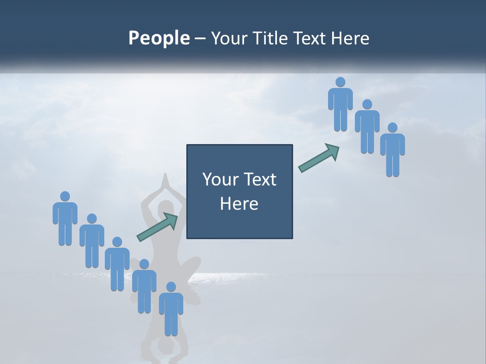 Water Caucasian Sad PowerPoint Template