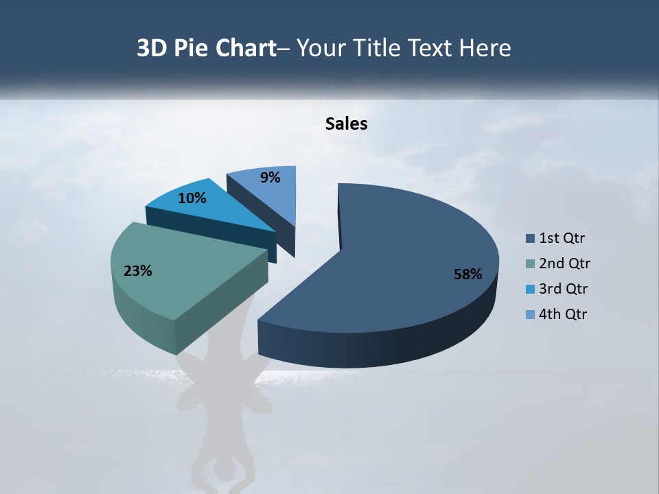 Water Caucasian Sad PowerPoint Template