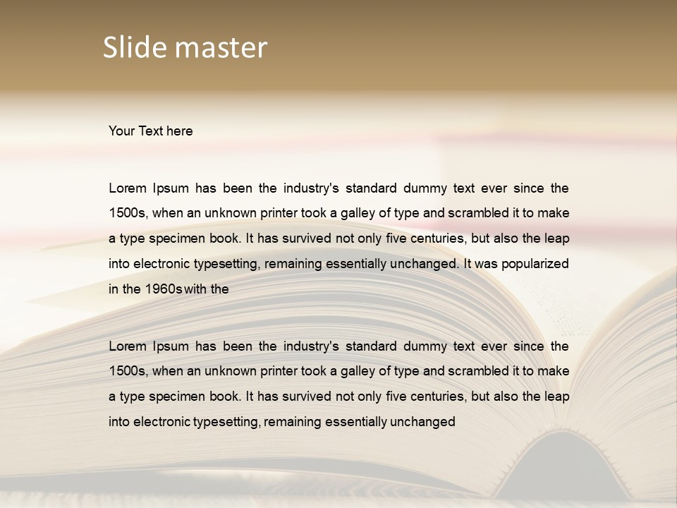 Retirement Mother Portrait PowerPoint Template