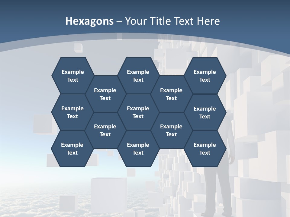 Standing Mother Retired PowerPoint Template