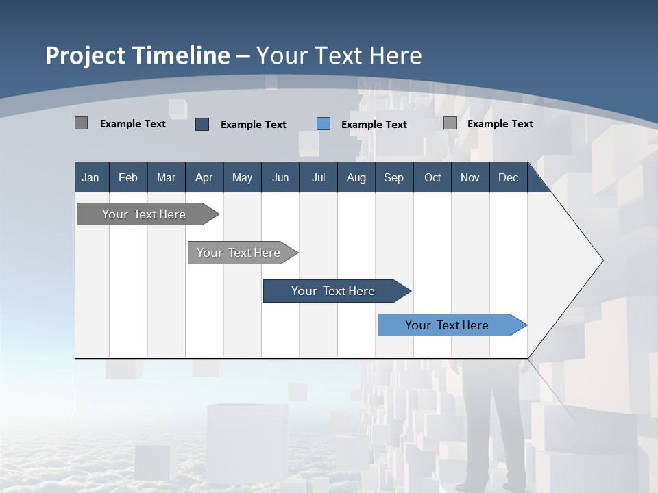 Standing Mother Retired PowerPoint Template