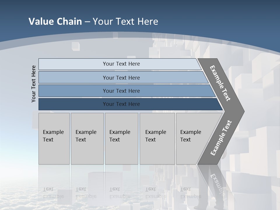 Standing Mother Retired PowerPoint Template