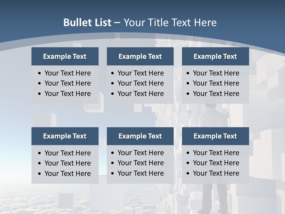 Standing Mother Retired PowerPoint Template