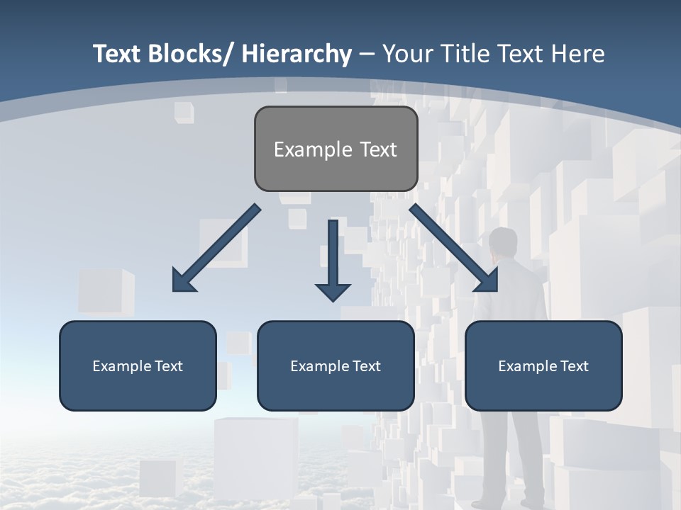 Standing Mother Retired PowerPoint Template