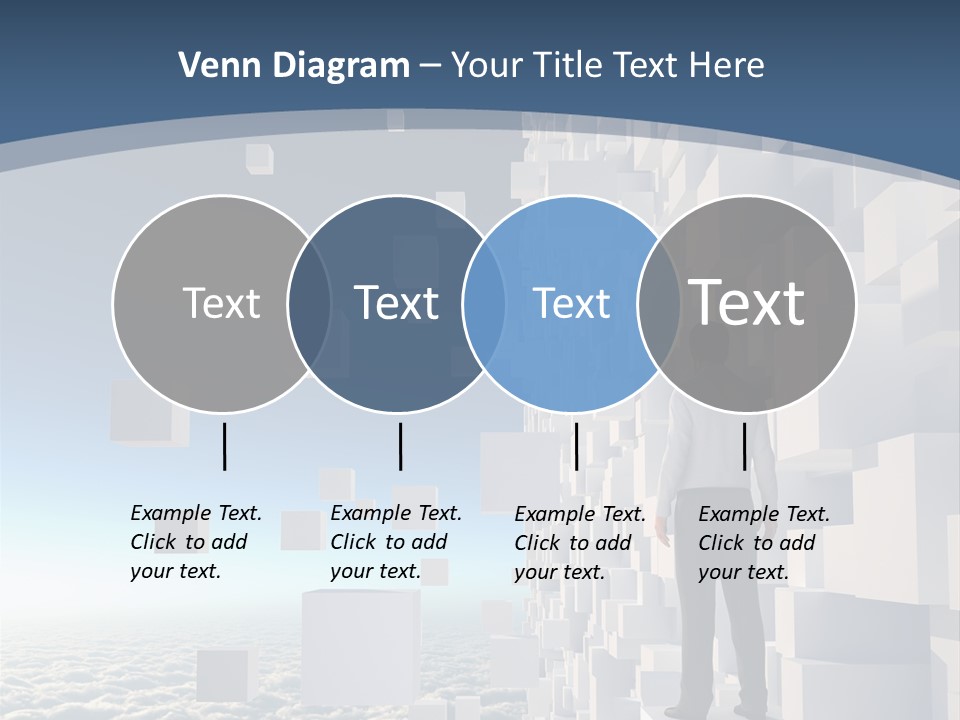 Standing Mother Retired PowerPoint Template